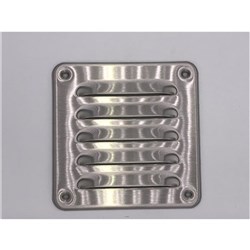 Louvre Vent - SS316 - 115mm X 115mm - 5 Slots