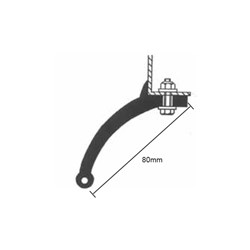 Wheel Arch Flare - Rubber - Under Fitting 80mm x 60mm