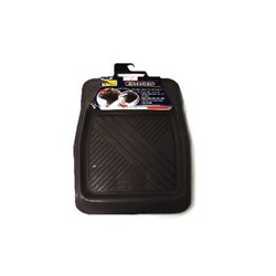 Front Foot Mat - Black - 2 Pack