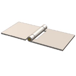 FLAP HINGES. SMALL MILD STEEL