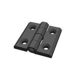Polyamide Hinge - 40 x 40mm - Counter Sunk Holes