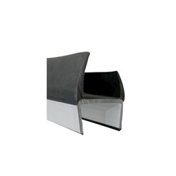 Durometer - H Seal - 50mm - Black/Grey - 3m Length