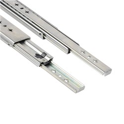 Non-Lockable Medium Duty Drawer Slides - 550mm - 125kg