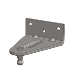 GAS STRUT BRACKET S/S - 66MM X