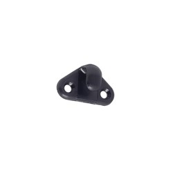 Rope Hook Black Plastic