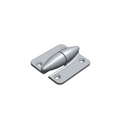 Lift Off Torpedo Hinge - 67mm - Left Hand - Chrome