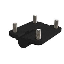 Lift Off Hinge - 80mm - Left Hand - Concealed Fixing - Black