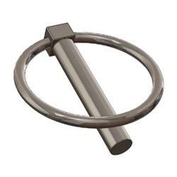 Lynch Pin 4.5mm Diameter Zinc Plated