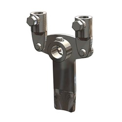 Latch Tongue - 3 Point Cam - Zinc Plated 90mm x 57mm