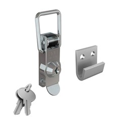 Over Centre Fastener Set - 40 x 106.5mm - Lockable Stainless Steel
