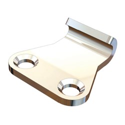 Over Centre Fastener Hook Plate - 20 x 24mm  - Suits OF71LZP - Zinc Plated