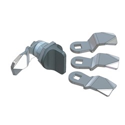 Quarter Turn Latch - 18mm - Wing Head - Chrome