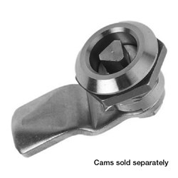 Quarter Turn Latch - 18mm - 7mm Triangle Driver - Chrome