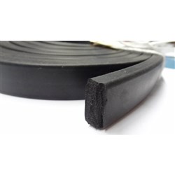EPDM Sponge Rubber - Rectangle - 13mm x 25mm