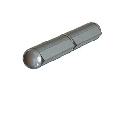 Weld On Hinge - 13 x 80mm - Stainless Steel - Steel Pin