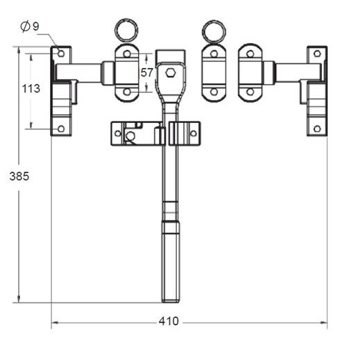 Bolt On Camlock - Medium Duty 27mm OD