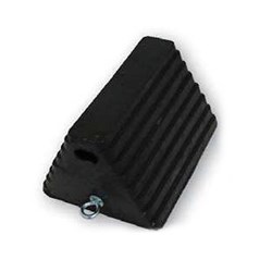 Rubber Wheel Chock - 230mm x 200mm x 160 - Pyramid 