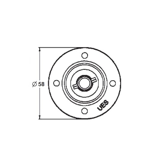 Floor Trap Fasteners Zinc Plated Pressed Steel Slotted Round Head Male & Female