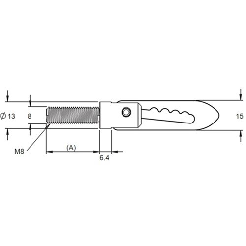 Best Antiluce Fastener 8mm Dia x 20mm Bolt On Stainless Steel | UES ...
