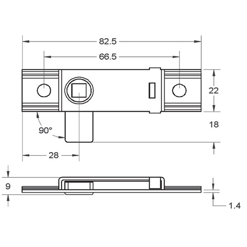Budget Lock - Left Handed (No 1)