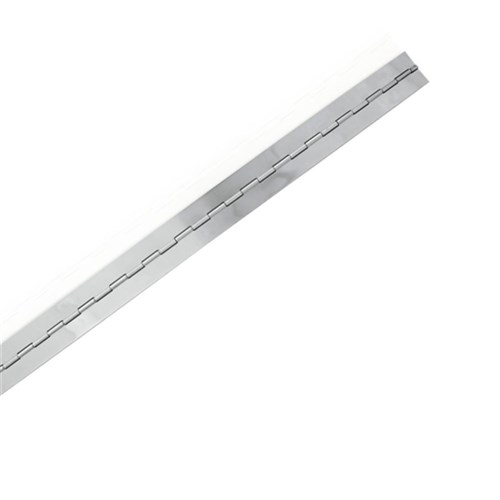 Continuous Hinge 44mm x 1.2mm x 1800mm Long Aluminium 4mm Al Pin