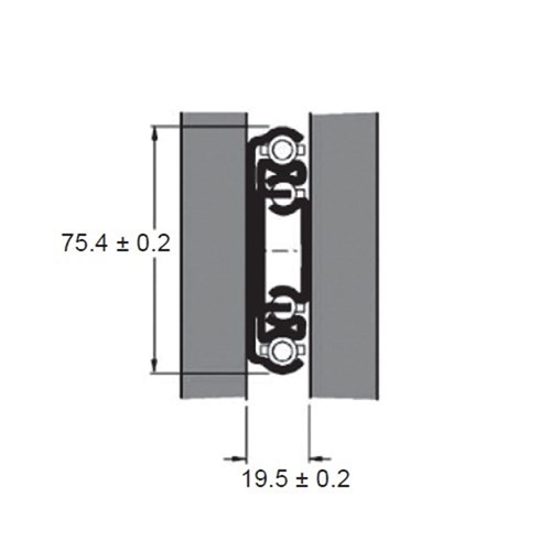 Lockable Heavy Duty Drawer Slides - 1500mm - 227kg