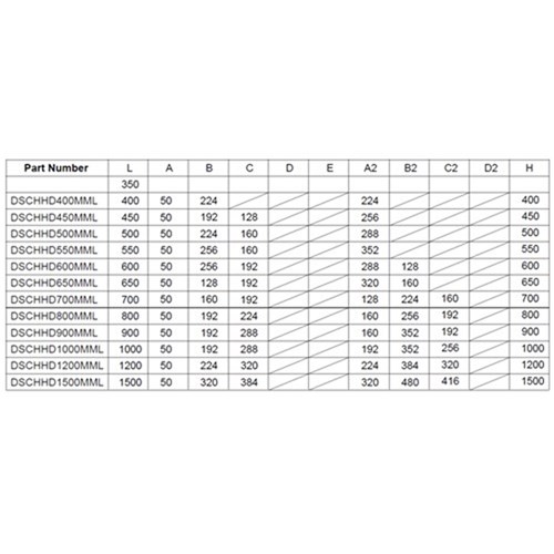 Lockable Heavy Duty Drawer Slides - 400mm - 227kg