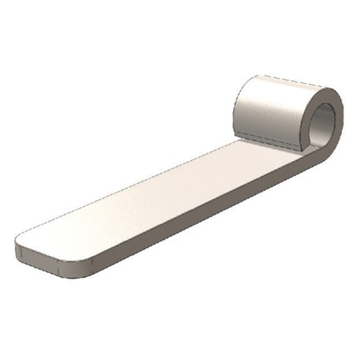 Drop Side Hinge 250mm Long ZP W/ Gudgeon & Bush