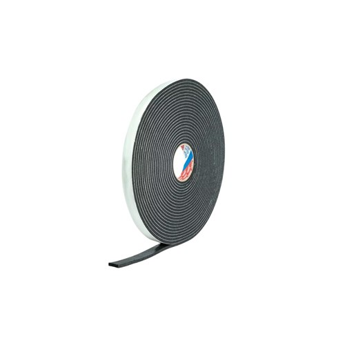 Black Tesa Tape Permafoam PVC (12mmx3.2mm) 25Mtr