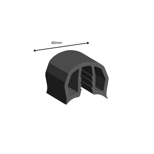 Gunwale Boat Strip Blk