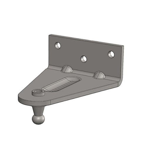 GAS STRUT BRACKET S/S - 66MM X