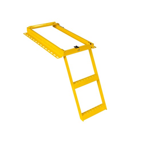 2 STEP LADDER POWDER COATED YE