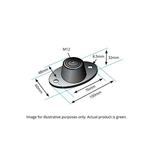 Conflex Mount - Green - Neopre ne