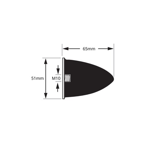 Conical Buffer (No Stud)
