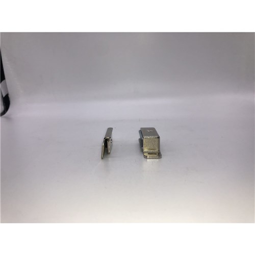 Magnetic Door Hold Back - 13 x 44.6mm - 4kg Force - Nickel Plated