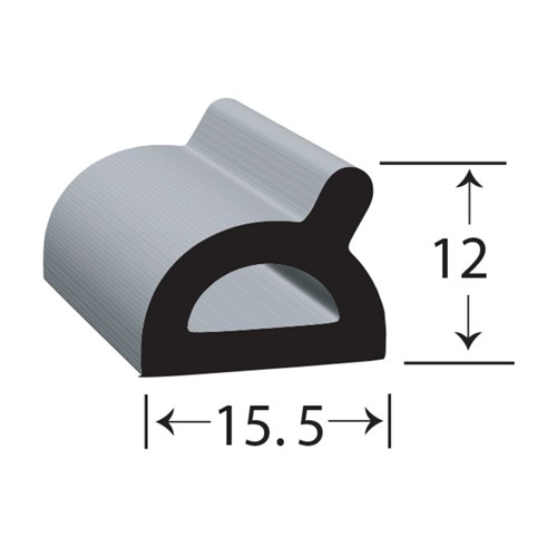 Sponge D Rubber Self Adhesive