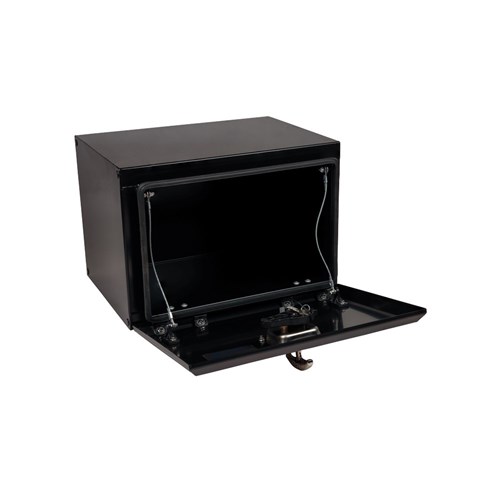 Bawer - Black Powder Coated Toolbox - 500L x 350H x 400D