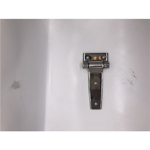 Truck Door Hinge - 150mm - Flush - Bolt On - Stainless Steel