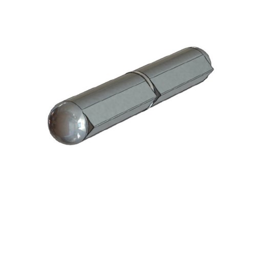 Weld On Hinge - 13 x 80mm - Aluminium