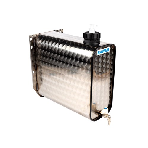 Bawer Water Tank - 25L - Rectangular - W/ Soap Dispenser - Stainless Steel