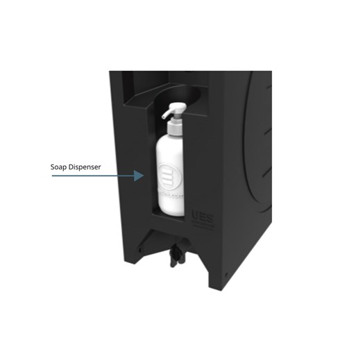 Water Tank Soap Dispenser Suit Black Poly Water Tank